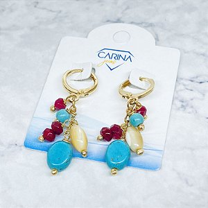 Argola Banhada a Ouro - BR115