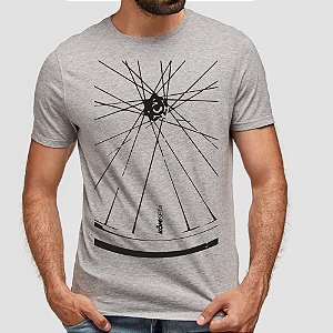 Camiseta Roda Cinza
