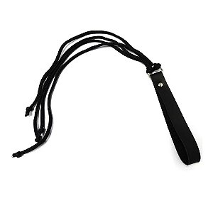 Chicote com 30cm Preto com 4 Tiras Dominatrixxx