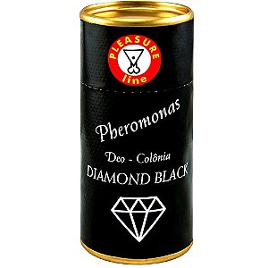 Diamond Black Deo Colônia Masculina Pheromonas 20 Ml - Pleasure Line