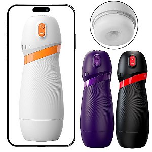 Masturbador Lanterna com Sucção Lucky à Longa Distância - Controle via App