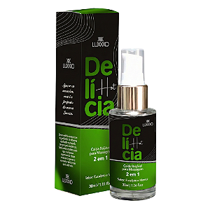 Delícia Hot Calda Beijável Para Massagem 2 em 1 - LUXXXO