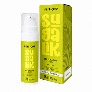 Sugalik - Sugador Líquido - Sabor Pistache - 15g - Feitiços