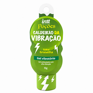 Caldeirão da Vibração gel com  vibração groselha 15g - Intt