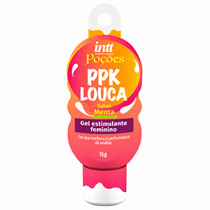 PPK Louca gel com efeito esquenta e vibra menta 15g - Intt