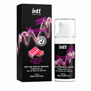 Vibration Power Chiclete Gel Vibra, Pulsa e Aquece 17ml - Intt