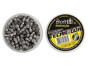 Chumbinho Bolt New Destruição 5.5mm Pote C/125 Un - Technogun