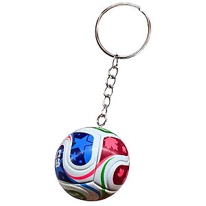 Chaveiro Bola Copa do Mundo 2026 Coleciona EUA Canadá México