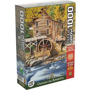 Quebra Cabeça Puzzle 1000 Peças Outono na América Grow
