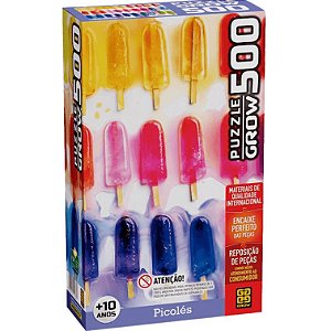 Quebra Cabeça Puzzle 500 Peças Picolés da Grow