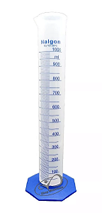 Proveta Graduada Base Hexagonal De Polipropileno - 1000 Ml