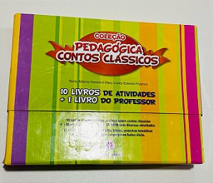 Coleção Pedagógica Contos Clássicos 10 livros atividades + 1 livro Professor