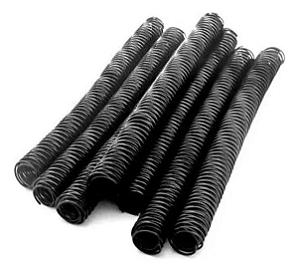 Espiral Preto 9mm pct c/ 100 und