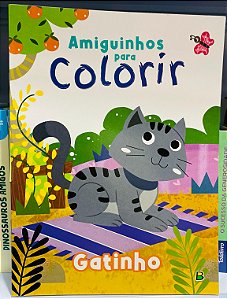 Amiguinhos Para Colorir  Gatinho