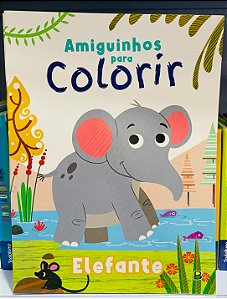 Amiguinhos Para Colorir Elefante