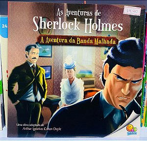 Livro As Aventuras de Sherlock Holmes -  A Aventura da Banda Malhada