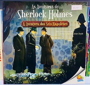Livro As Aventuras de Sherlock Holmes - A Aventura dos Seis Napoleões