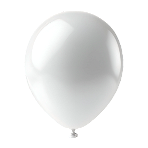 Balão Liso 7.0 Pct c/ 30 - Branco
