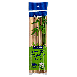 Espetos de Bamboo Pct c/50