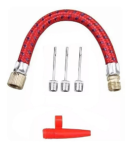 Tubo Para Bomba De Encher Bola C/ 2 Pinos Unid.