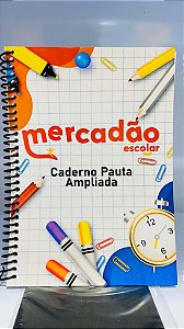 Caderno Com Pauta Ampliada 20X13,5CM Capa Mole - Espiral