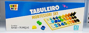 Tabuleiro Montessori 3X1 MDF