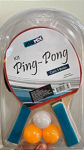 Kit Ping Pong JogMix c/ 3 bolas