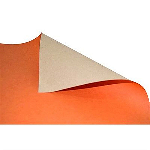 Papel Cartão 48X66 20FL Laranja
