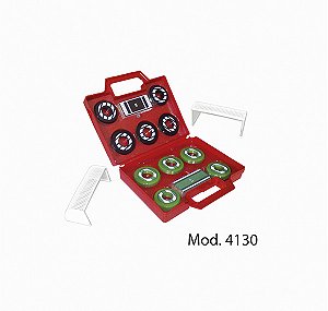 Maleta para Fut. Botão Pto-bco x Verd.-bco