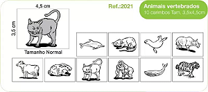 Carimbos Animais Vertebrados c/10 un.