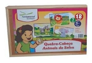Quebra-Cabeça Animais da Selva