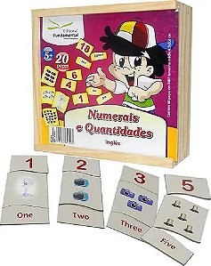 Numerais E Quantidades Em Inglês - Emb. c/60 pçs.