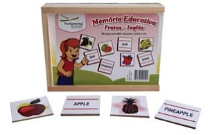 Memória Educativa Frutas em Inglês