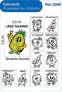 Carimbos Tutti Frutti  - 10 un.