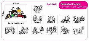 Carimbos Redação 3 Temas c/12 un.