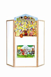 Teatro de Fantoches Escolar - Tam. (GG) 1,98x0,90cm