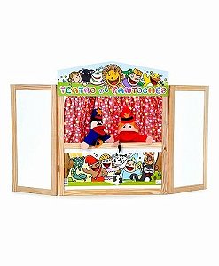 Teatro de Fantoches de Mesa - Tam. (M) 0,65x0,65cm