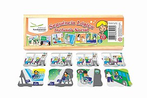 Sequência Lógica  Inclusão Social - Cx. c/20 pçs..