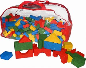 Caixa Blocos De Construção c/500 pçs.