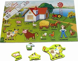 Quebra Cabeça Minha Fazenda - Emb. c/1 un.