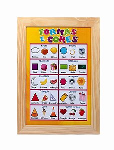 Painéis Sala de Aula - Formas e Cores 38X50cm