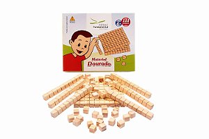 Material Dourado c/111 pçs. em caixa cartonada