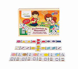Dominós da Matemática - Cx. c/4 jogos