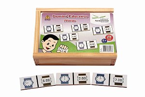 Dominó Horas - c/28 pçs.