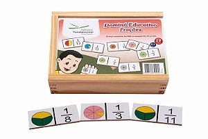 Dominó Frações - c/28 pçs.