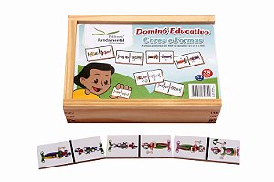 Dominó Cores e Formas - c/28 pçs.