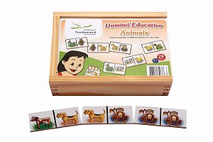 Dominó Animais - c/28 pçs.