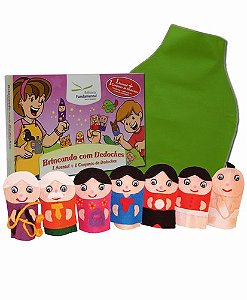 Dedoches + Avental Cx. c/Família Branca