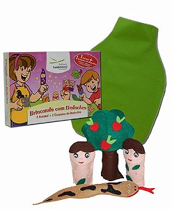 Dedoches + Avental Cx. c/Adão e Eva