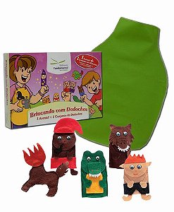 Dedoches + Avental Cx. c/Folclore